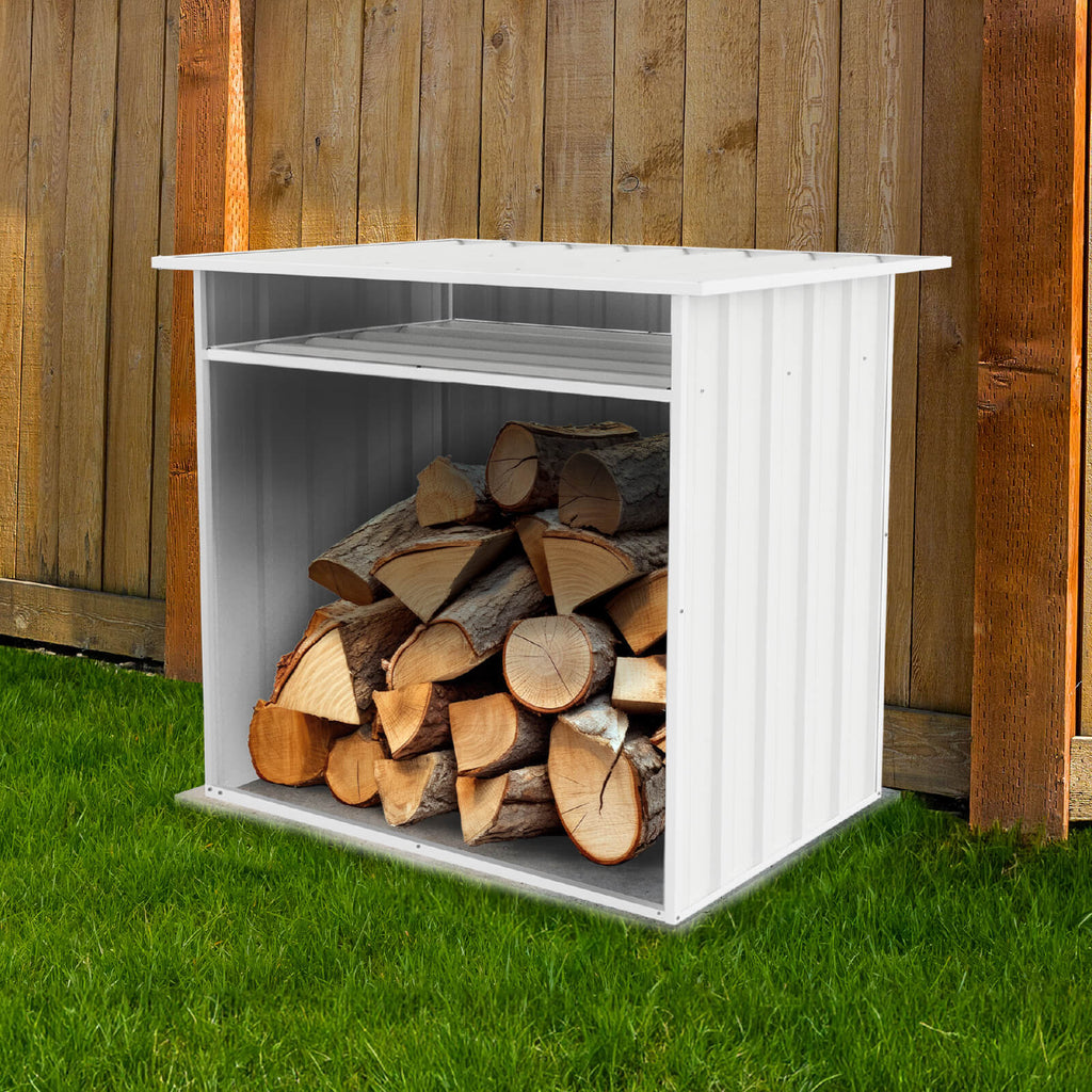 Abri de jardin en métal Absco 1,22 m x 0,76 m x 1,13 m - Gris boisé