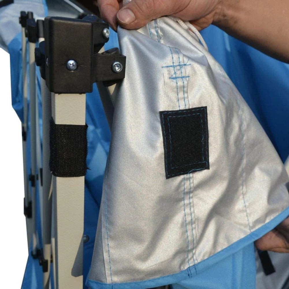 040000003 Slant Leg Canopy, 10' x 10', Blue-No Sidewall