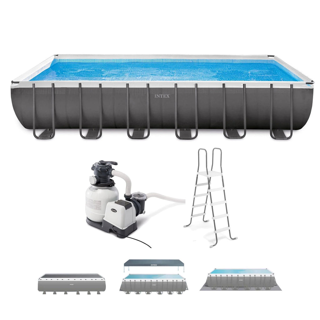 Piscine hors-sol Intex Ultra XTR 7,32 x 3,66 x 1,32 m, lot de 2 bouées et glacière