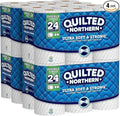Quilted Northern Ultra Soft & Strong Toilet Paper, 48 Double Rolls, 48 = 96 Regular Rolls,12 Count (Pack of 4)