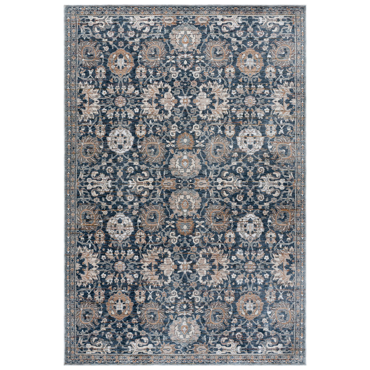 Safavieh Sutton Area Rug, Navy Brown, 6' x 9'