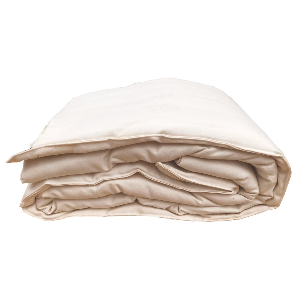 Organic Cotton EcoWool Filled Comfort Mattress Pad - Twin 38 x 75 x 1.5"