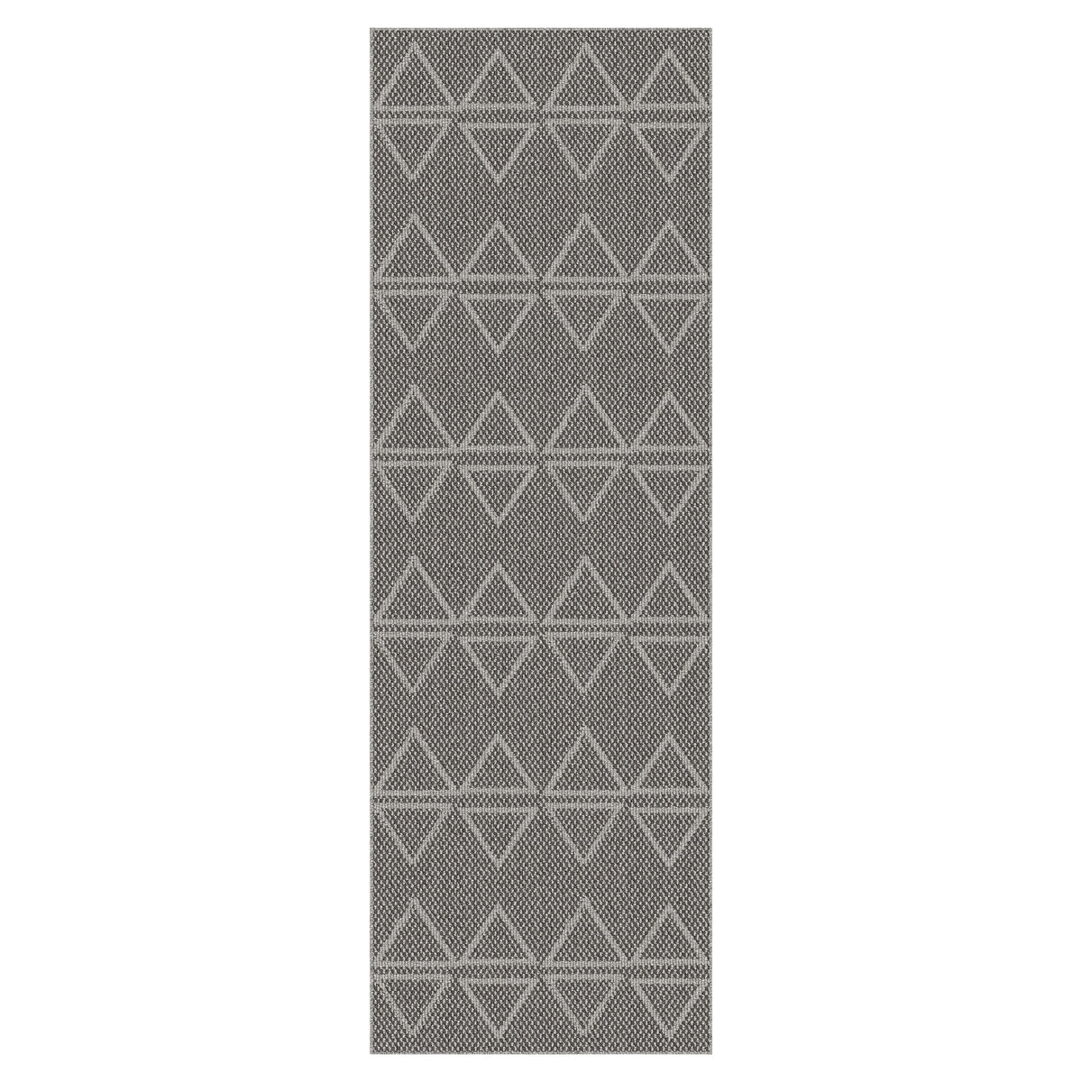 Lyon Runner by Baldosa, Grey Mountain, 2' x 6', 2-pack