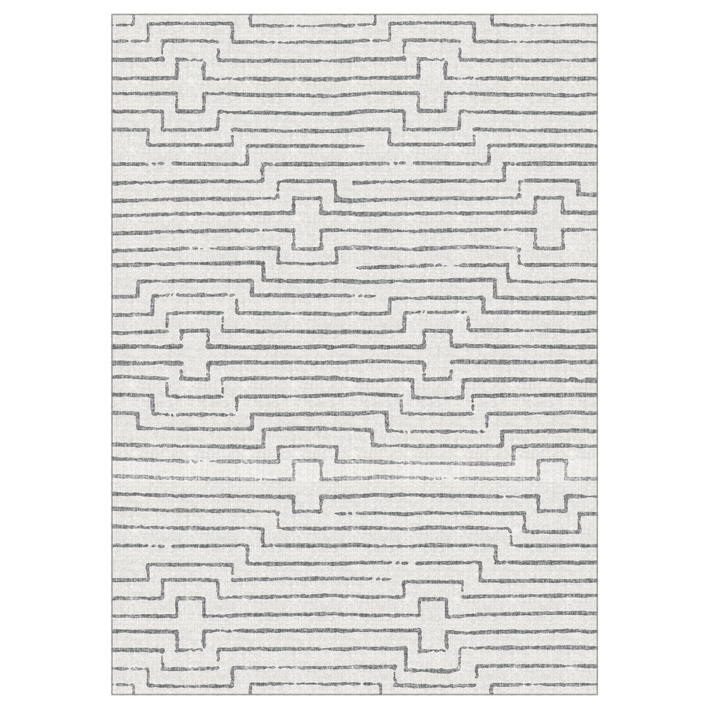 Apache Chenille Area Rug, Modern Gray, 9'8' x 13'7'