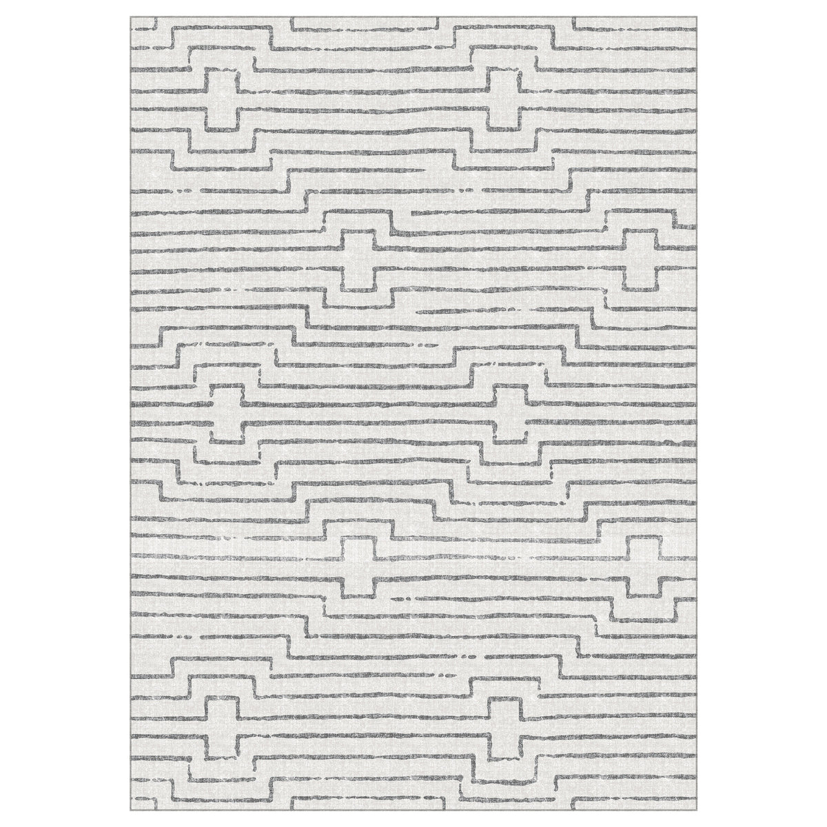 Apache Chenille Area Rug, Modern Gray, 9'8' x 13'7'