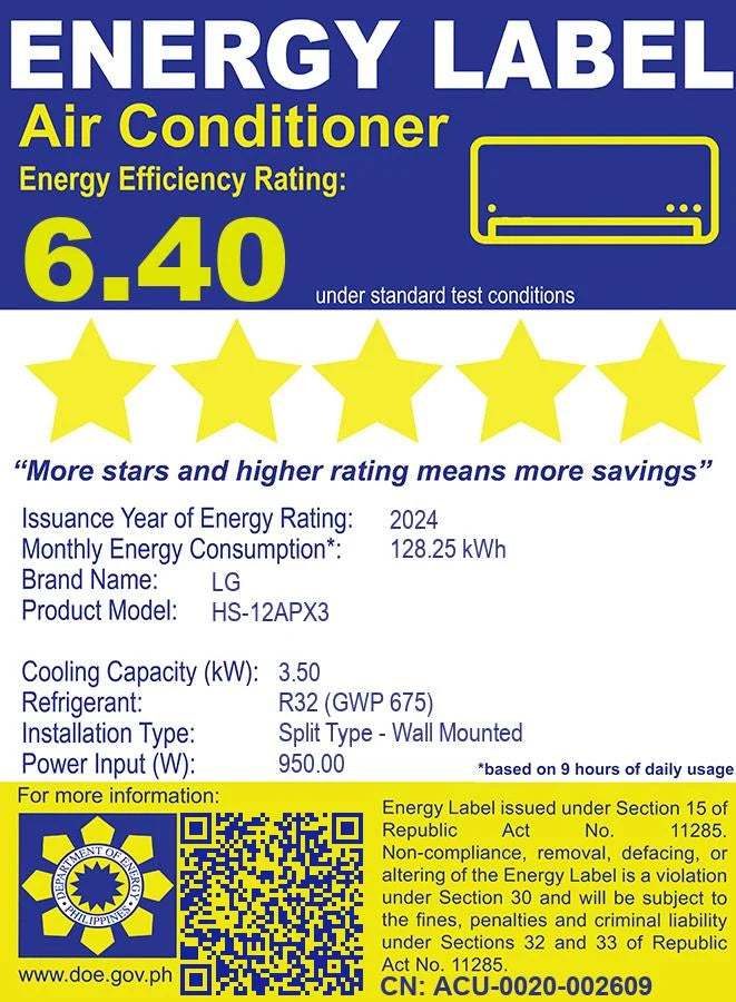 1.5 HP Split Air Conditioner Inverter with Efficient Airflow