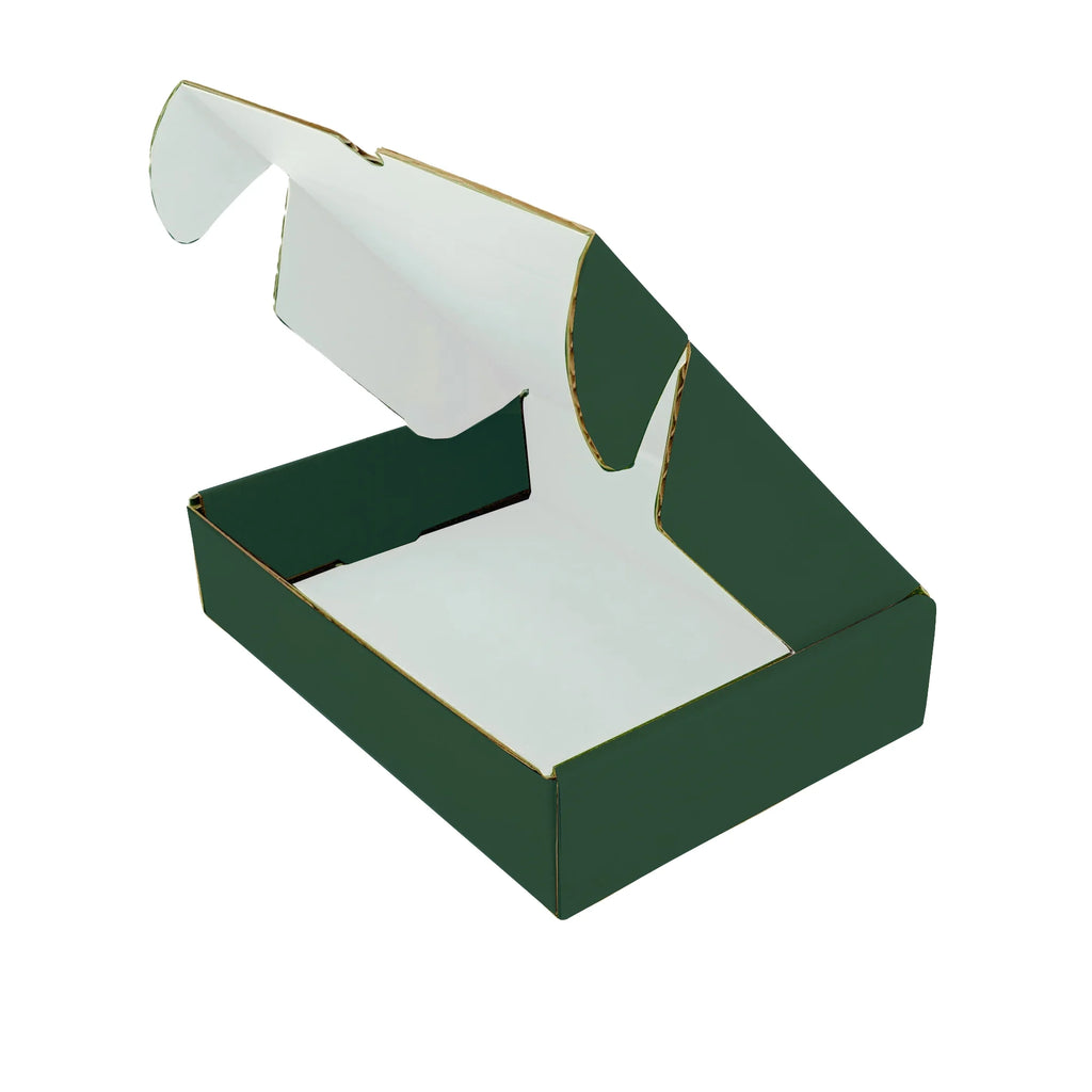 Ucanpack Heavy Duty Boxes For Moving Deluxe Mailer Box Medium, Green, 12 x 6 x 3" - 50 Pcs