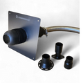Zombiebox Generator Exhaust Extension Kit with Silencer,Steel Insulated Through-Wall Mounting Plate,Universal