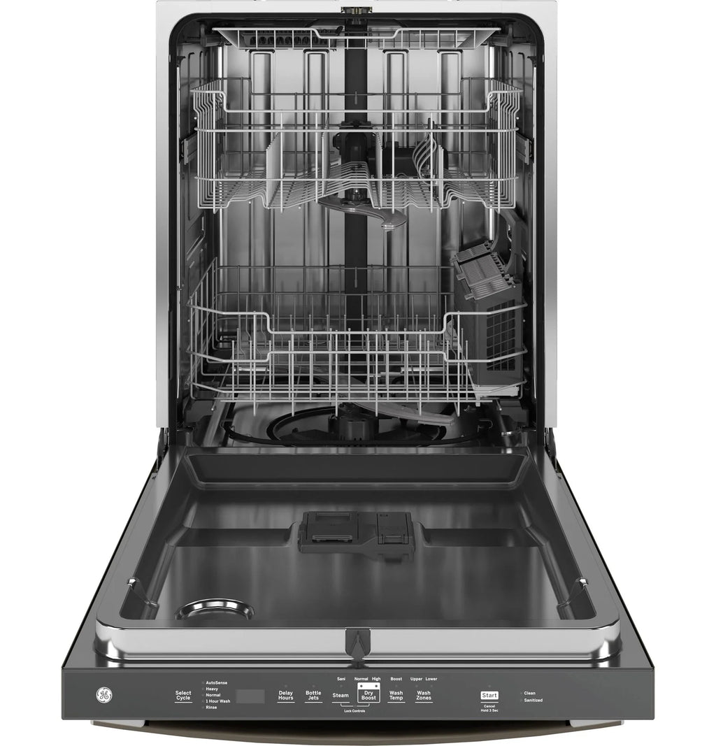 GE 24 in. Top Control Flush-Mount Dishwashers with 45 dBa Sound Level, 3rd-Rack & Dry Boost – Fingerprint Resistant Stainlesss