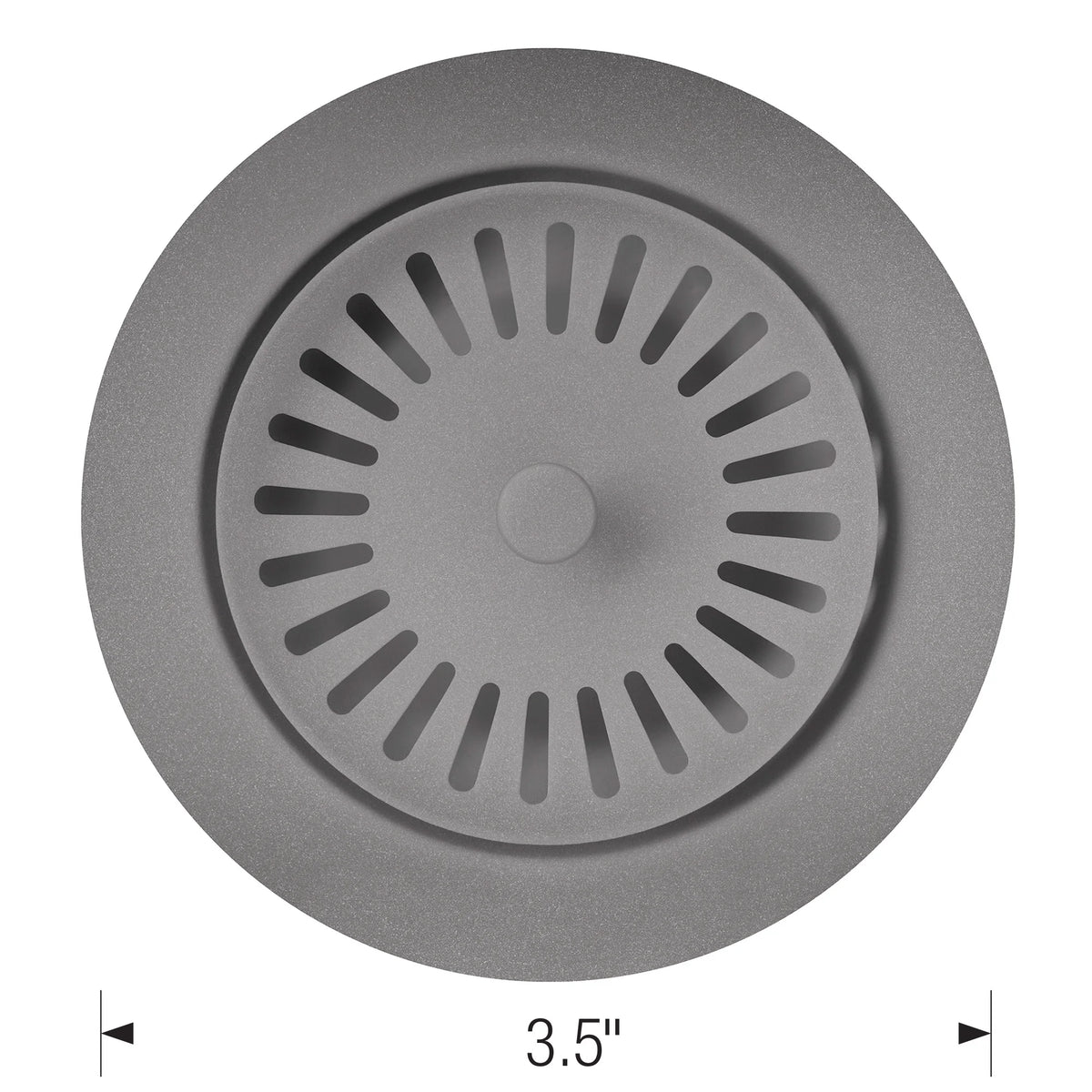 Blanco 240330 2.15 x 4.5 x 4.5 in. Decorative Metal Disposal Flange - Cafe