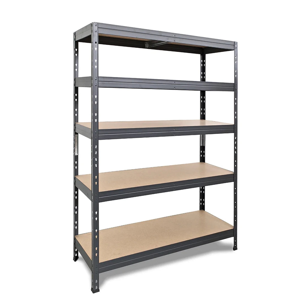 Ar Shelving 5- Tier Galvanized Steel Heavy Duty Garage Storage Shelving Unit with HDF Rack (39.2 in. W x 71 in. H x 20 in. D)