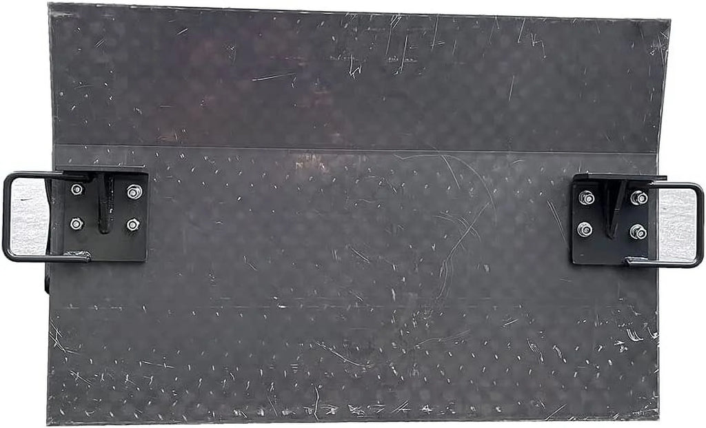 HPDAVV Aluminum Economizer Dock Plate, 3600lbs Capacity, 24" L x 42" W x 6.38" H, 3" Height Difference, 3/8" Plate Thickness