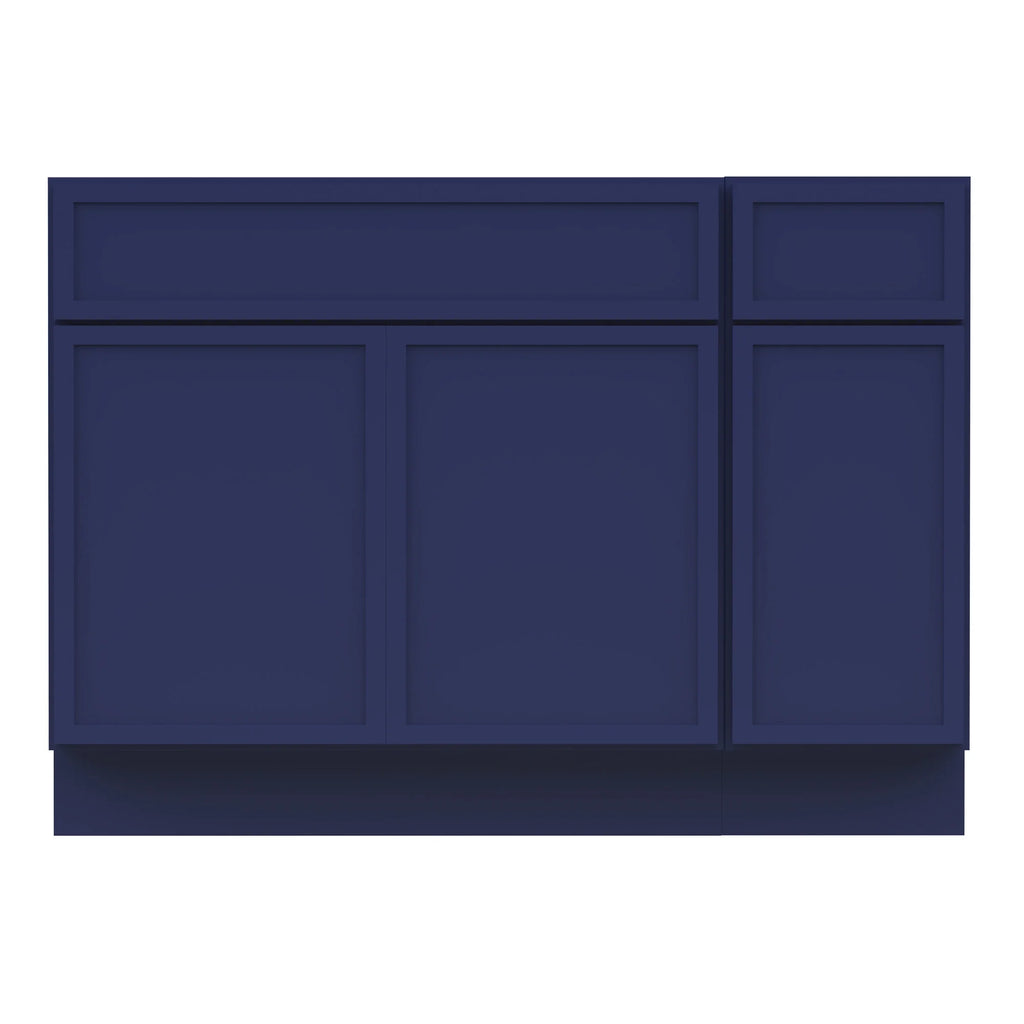 Meuble-lavabo de salle de bain 45 po l x 21 po P x 32,5 po H sans comptoir, brun