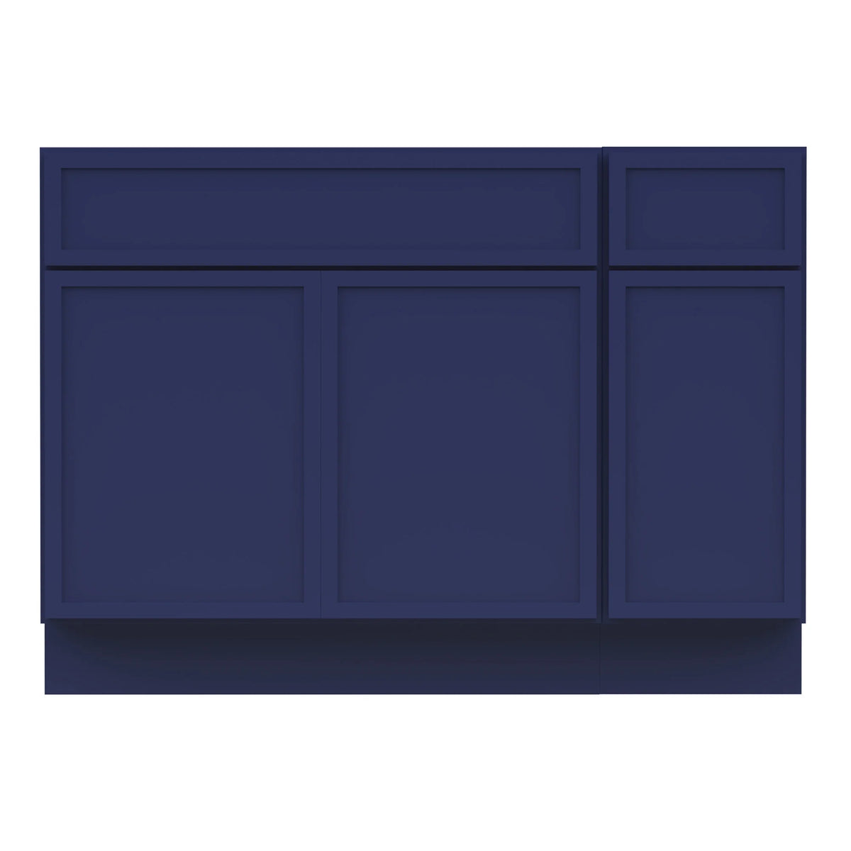 Meuble-lavabo de salle de bain 45 po l x 21 po P x 32,5 po H sans comptoir, brun