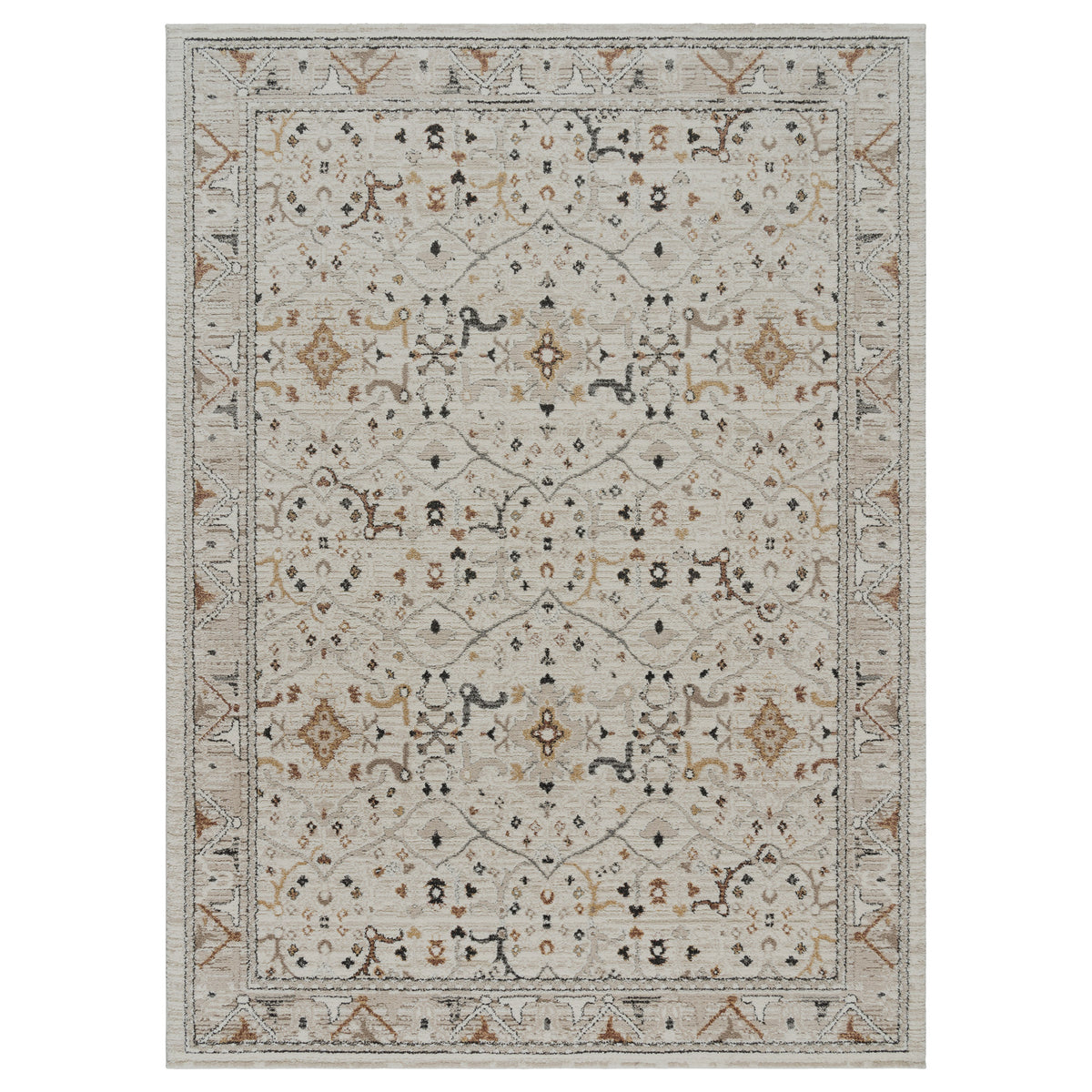 Solaris Area Rug, Ayana Ivory, 6'6" x 9'