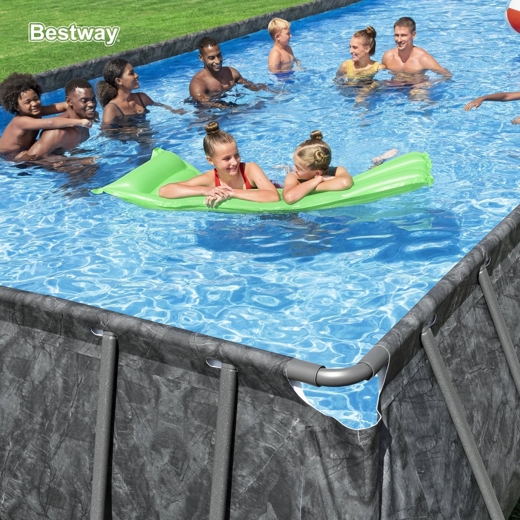 Piscine hors-sol rectangulaire Bestway APX 365 de 31 pi 4 po x 16 pi x 52 po