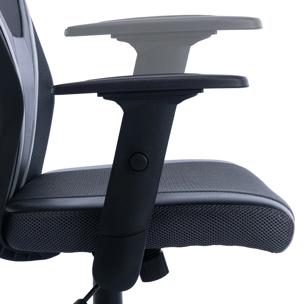 X Rocker Voyage Mesh Gaming Chair, Black, 24.8 x 25 x 41.92-45.66