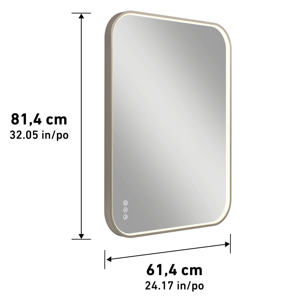 Artika Royce 32" x 24" LED Wall Mirror with Defogger