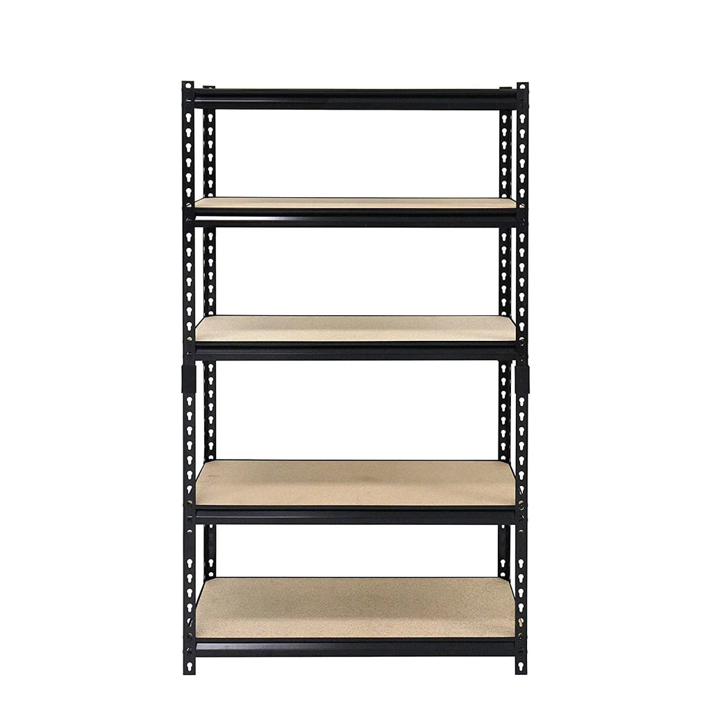 Étagère de rangement en acier Juggernaut à 5 tablettes, 36 po L x 18 po P x 72 po H, noir