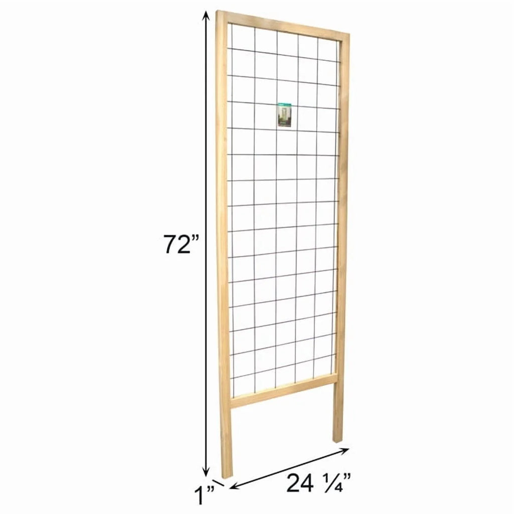 Panacea 24.25x 72Tan Cedar Rectangle Trellis