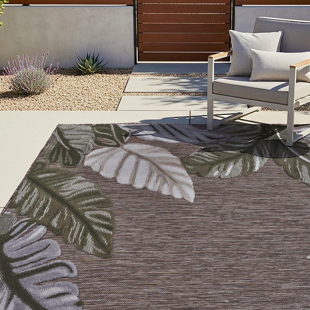Tapis d'intérieur/extérieur Laguna, Molokai naturel, 6'6" x 9'6"