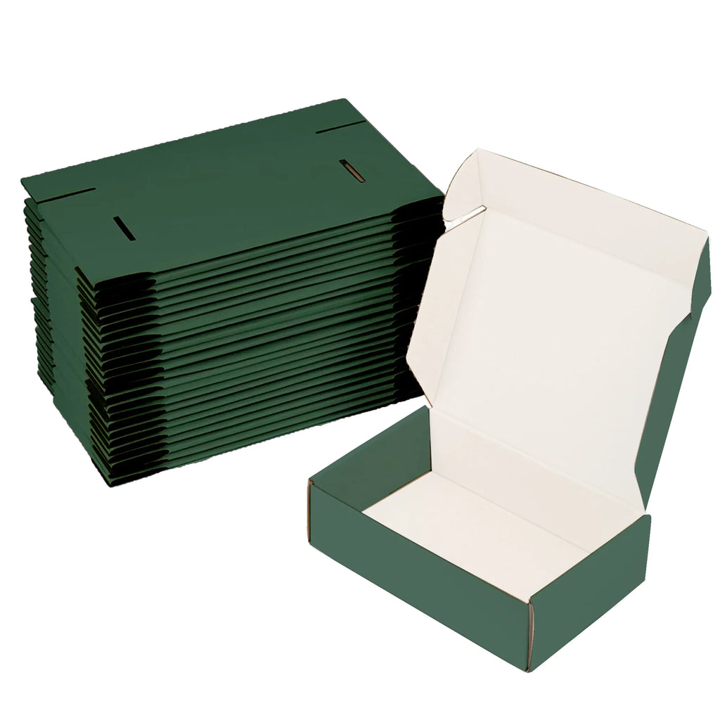 Ucanpack Heavy Duty Boxes For Moving Deluxe Mailer Box Medium, Green, 12 x 6 x 3" - 50 Pcs