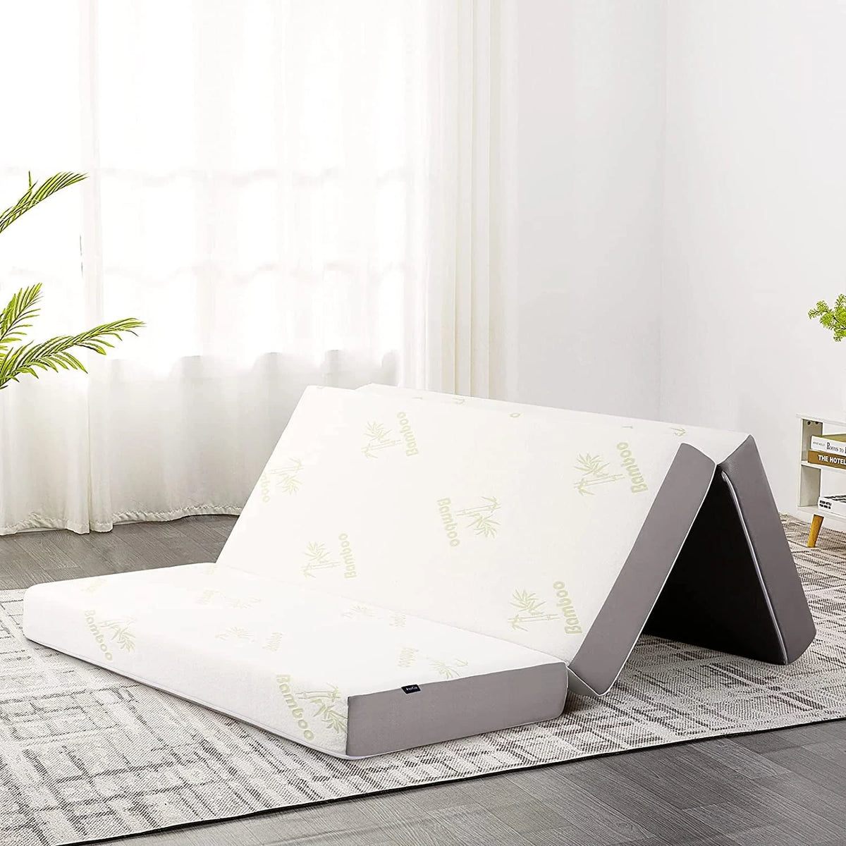 6 inch Queen Memory Foam Folding Mattress - 78" x 58" x 6"