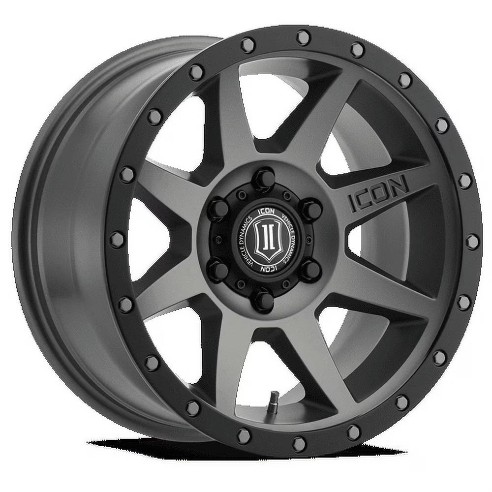 ICON Alloys Rebound, Titanium, 17 x 8.5 / 6 x 135, 6mm Offset, 5" BS