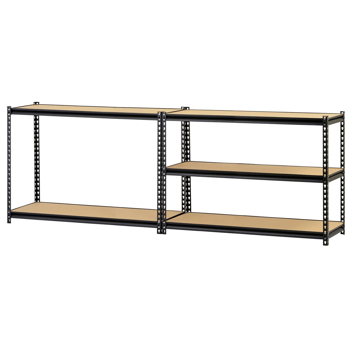 Muscle Rack 60" W x 72" H x 24" D 5-Tier Steel Freestanding Garage Shelf