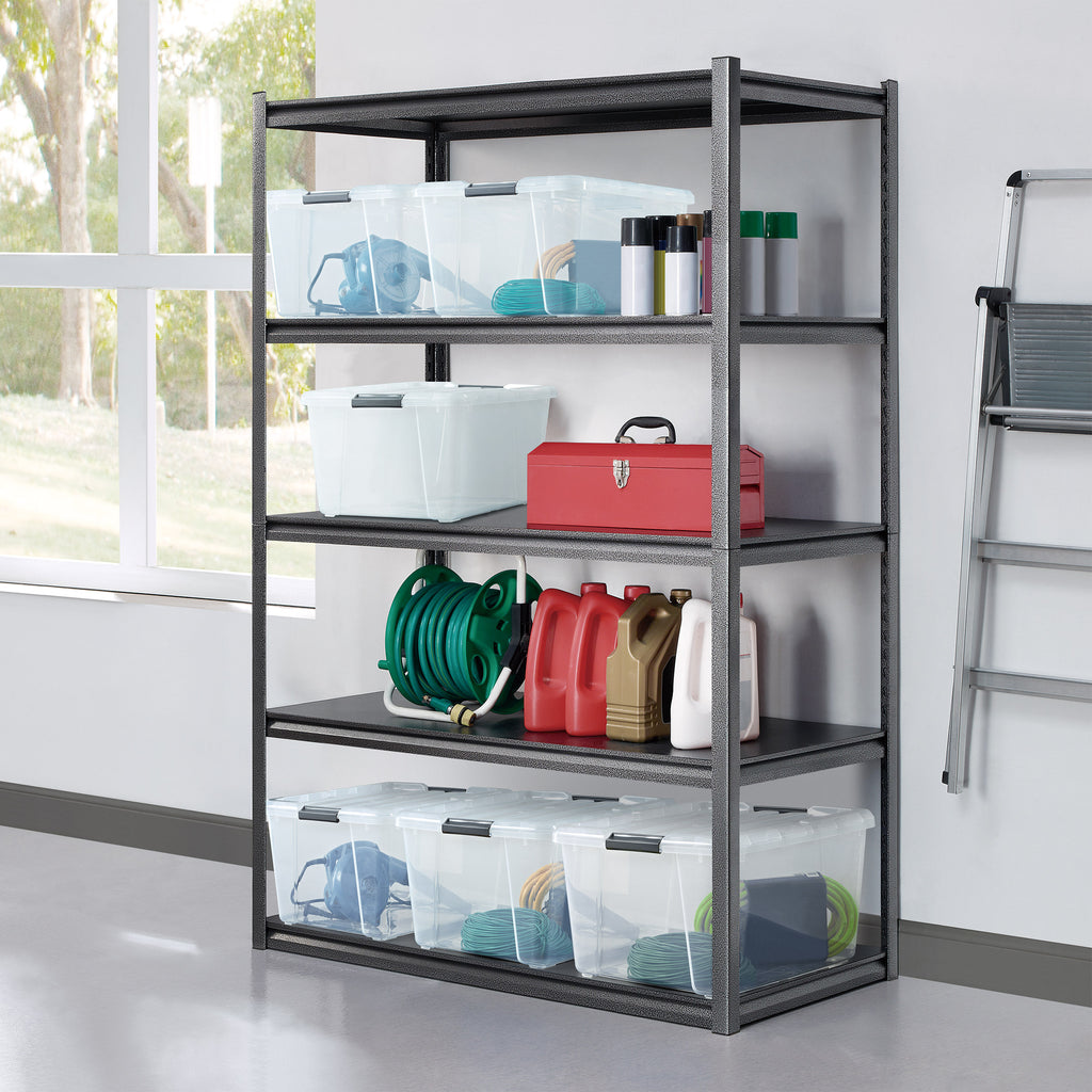 Gorilla Rack Z-Beam 5-shelf Steel Storage Rack, 48" x 24" x 72'