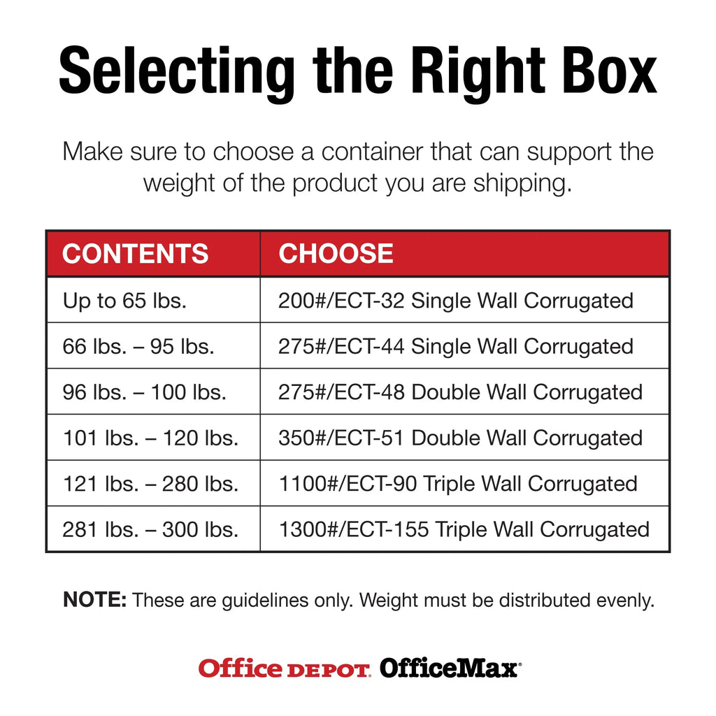 Office Depot Brand Double Wall Boxes 30" x 24" x 12", Bundle of 10