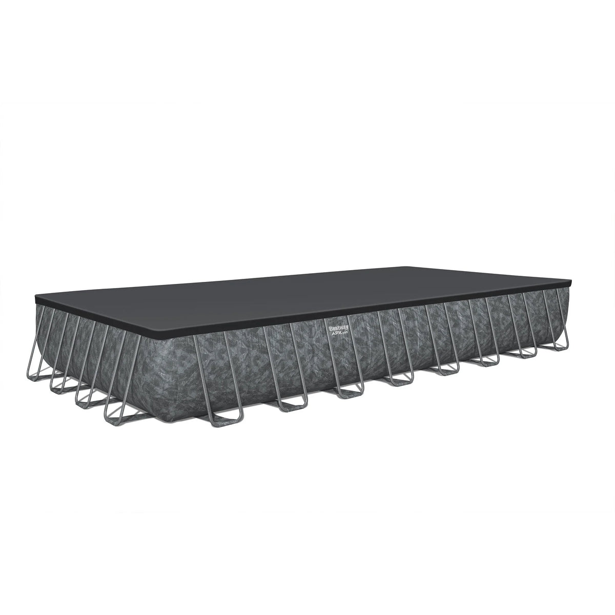 Piscine hors-sol rectangulaire Bestway APX 365 de 31 pi 4 po x 16 pi x 52 po