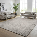 Divina Area Rug, Aloma Cream & Gray, 7'10" x 10'
