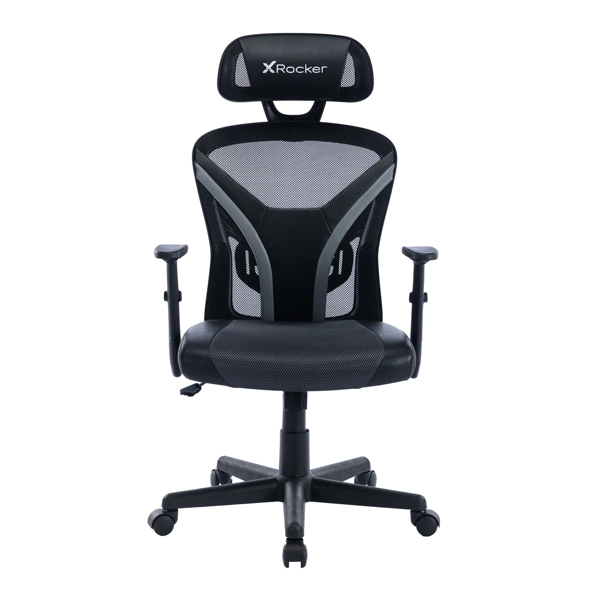 X Rocker Voyage Mesh Gaming Chair, Black, 24.8 x 25 x 41.92-45.66