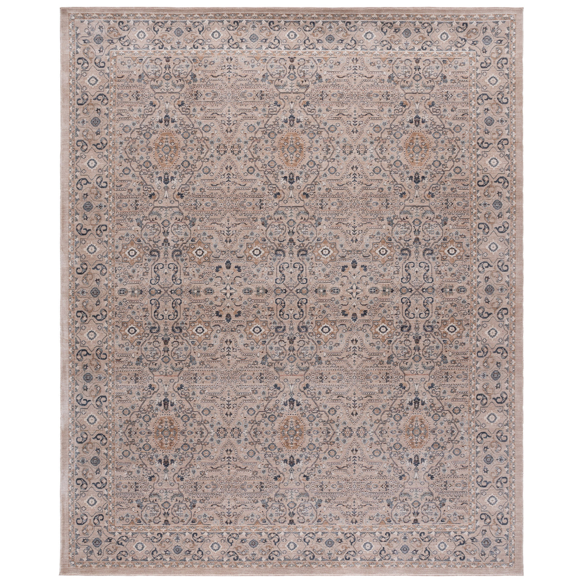 Safavieh Sutton Area Rug, Beige Navy, 8' x 10'
