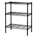 Étagère de rangement Juggernaut Storage à assemblage facile, 3 tablettes, 24 po L x 14 po P x 30 po H, noir