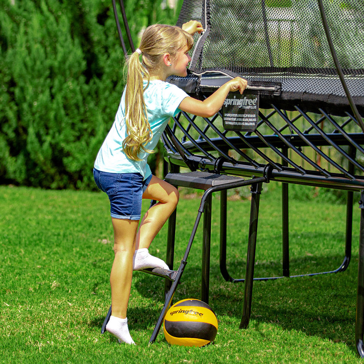 Springfree 11' x 13' Jumbo Rectangle Trampoline Bundle
