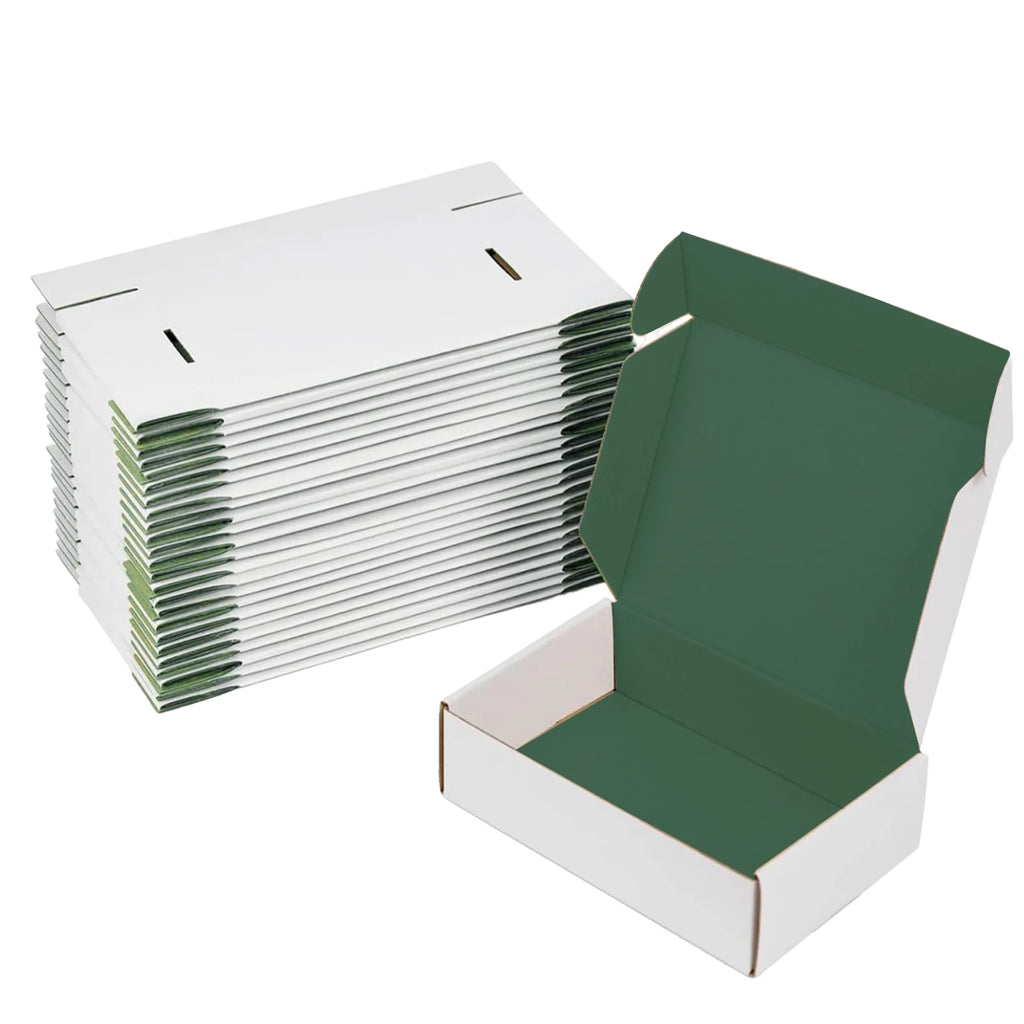 Ucanpack Corrugated Mailer Box Large Packing Supplies For Moving Green, 20 x 16 x 2" - 50 Pcs