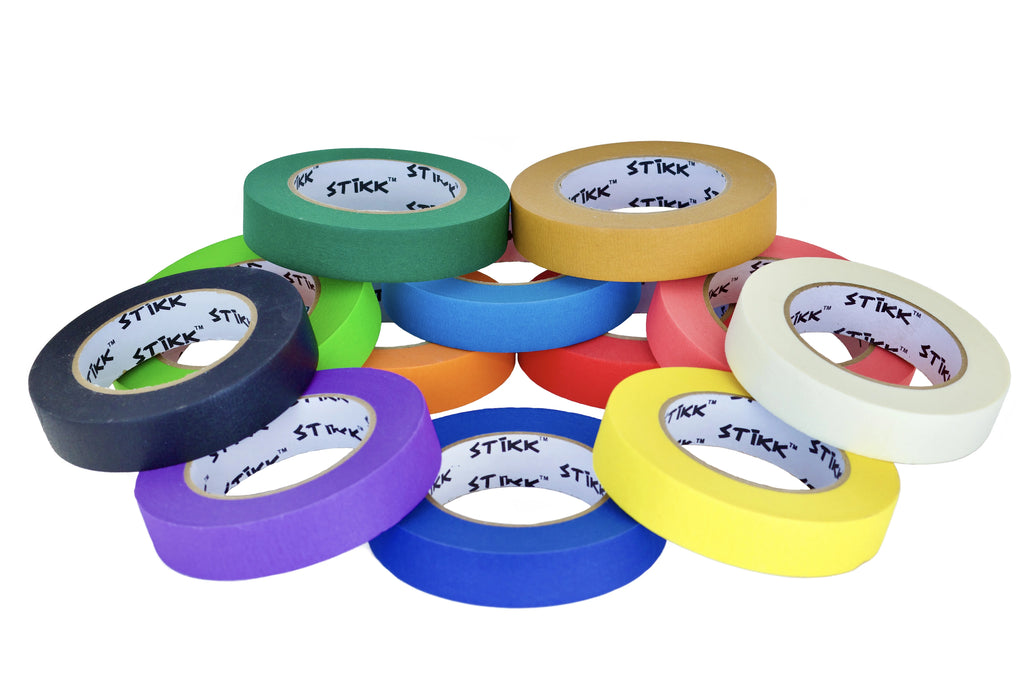 Carton de 24 rouleaux de ruban de masquage pour peinture STIKK vert, 48 mm x 55 m (2 po x 60 verges)