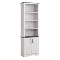 Bibliothèque Prepac Rustic Ridge, blanc délavé, 26 po L x 79,75 po H x 12,5 po P