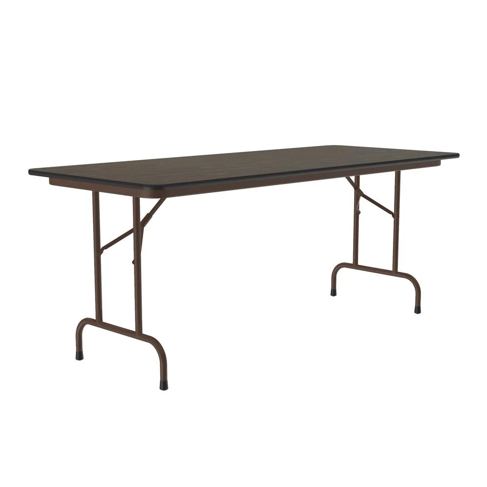 Correll 30"x 72" Econoline Laminate Folding Table, Walnut