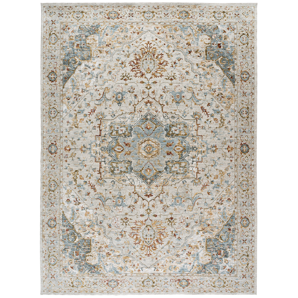 Safavieh Hamilton Area Rug, Ivory Blue, 9' x 12'