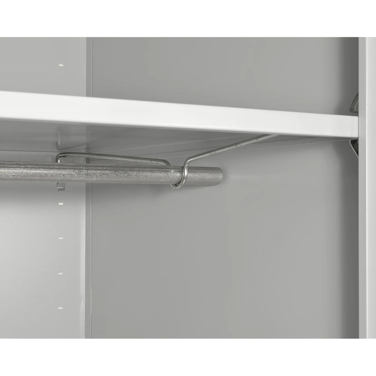 Elite Series Adjustable-Shelf Steel Combination Cabinet, 36"W x 24"D x 72"H, Dove Gray