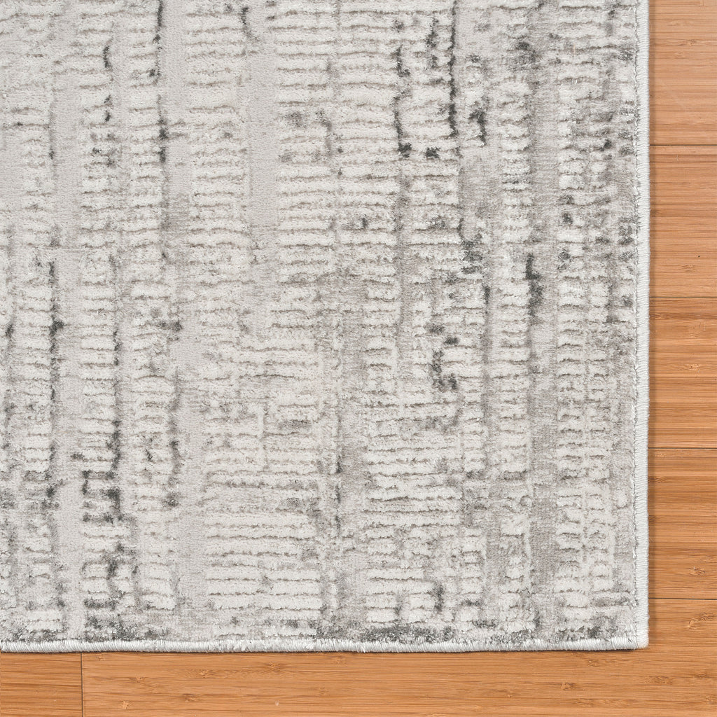Divina Area Rug, Aloma Cream & Gray, 5'3" x 7'