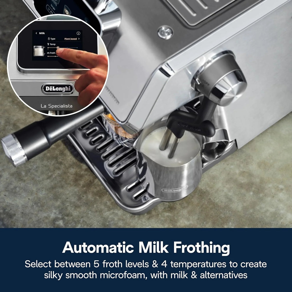 De'Longhi La Specialista Touch Espresso Machine with Cold Brews