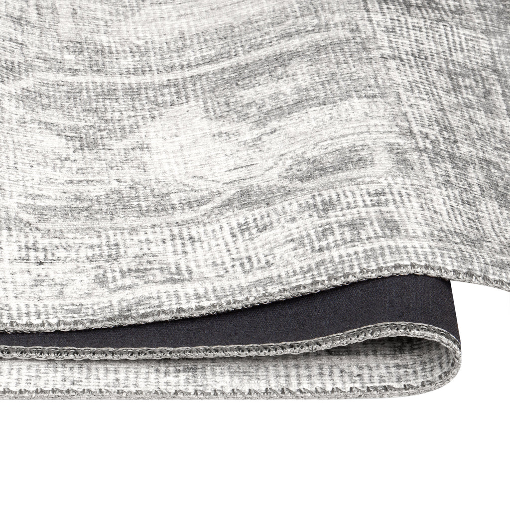 Apache Chenille Area Rug, Gilbert Gray, 6' x 9'