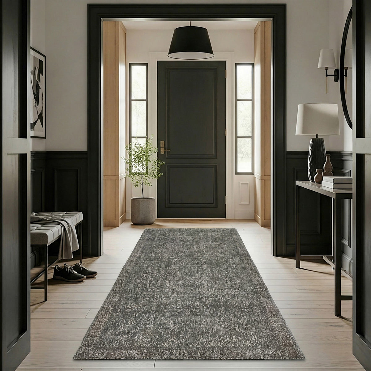 Vintage Runner Rug, Cella, 2'6" x 8'