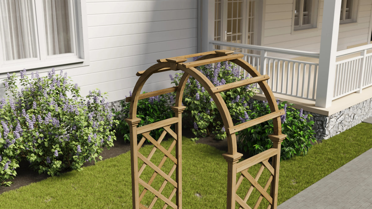Pergola en cèdre Vita, 43 po L x 23 po l x 81 po H, brun doré, VA68893