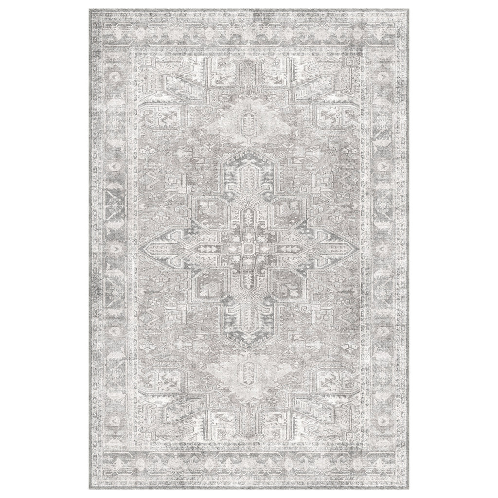 Apache Chenille Area Rug, Gilbert Gray, 6' x 9'