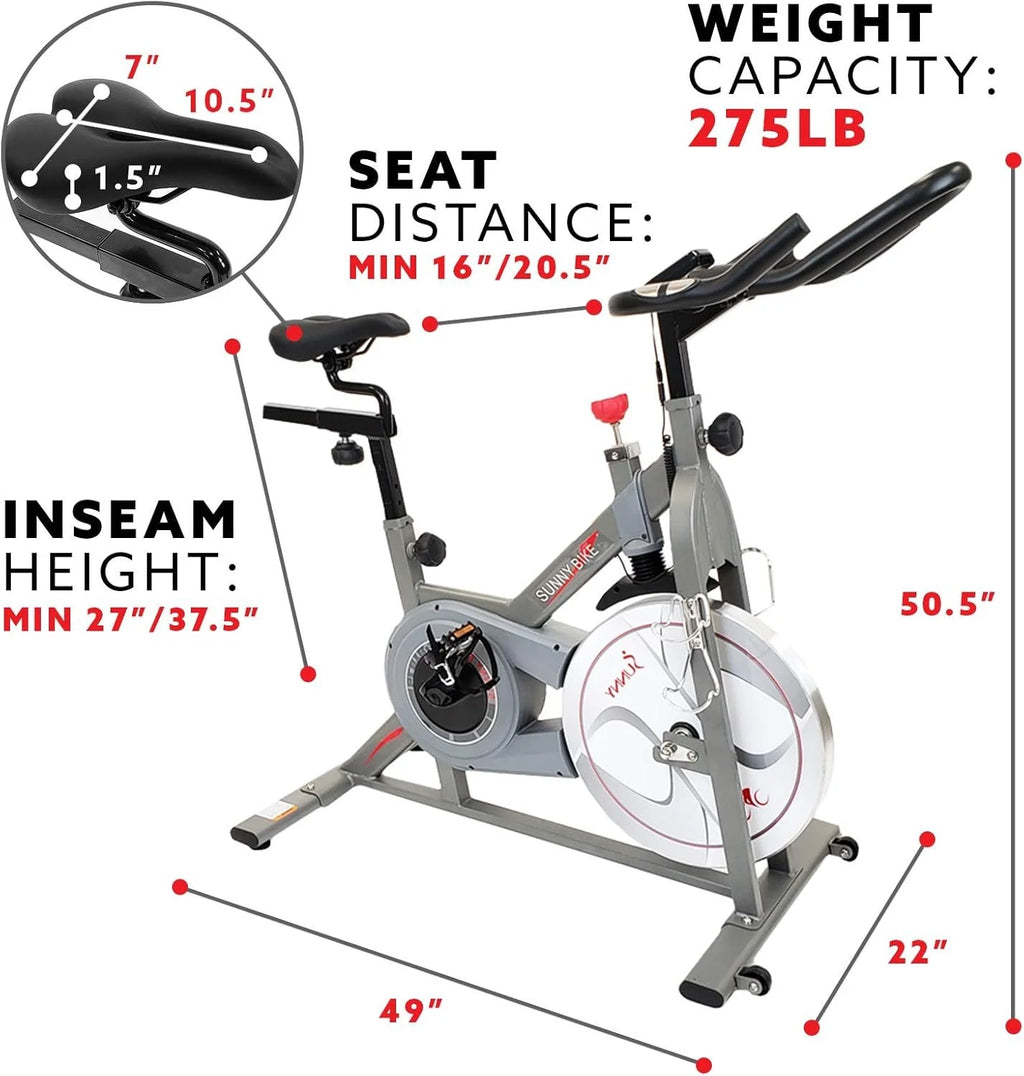 Sunny Health & Fitness Synergy Pro Magnetic Indoor Cycling Bikes.